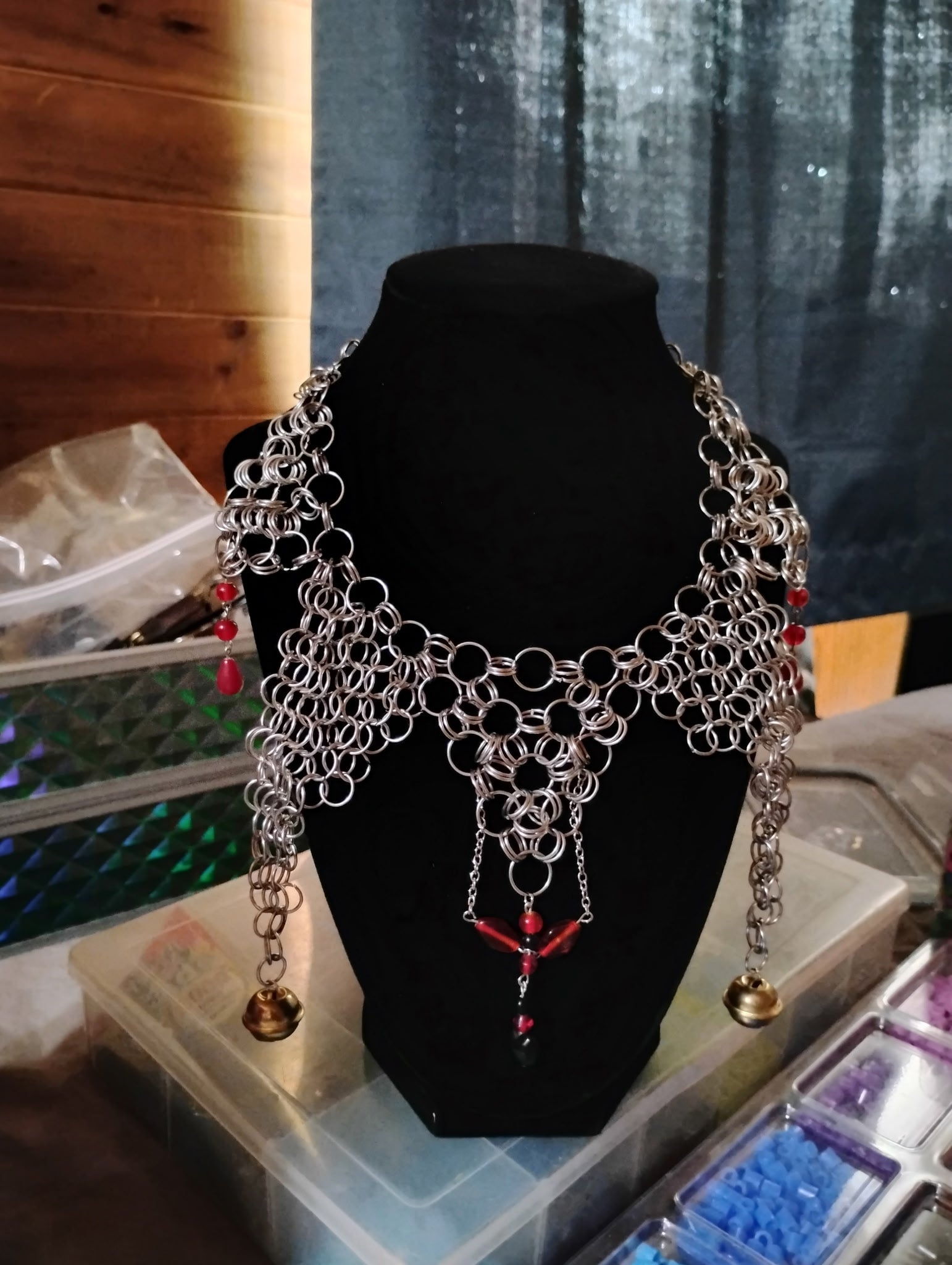 Chain Mail Choker Necklace